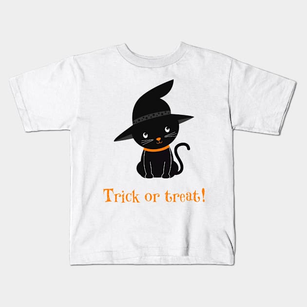 Trick or treat! Kids T-Shirt by Simple Ever